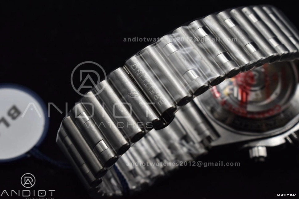 B01 Edition 1:1 BLSF 44mm Bracelet Black A SS on Sustainable Chronomat Dial 586 Best SS 0410